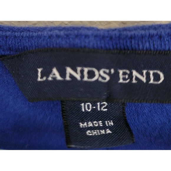 Lands' End Royal Blue Dress Size M - Picture 4 of 8